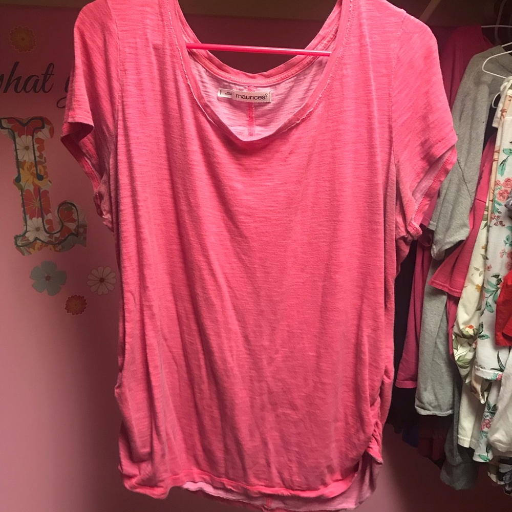 Bright pink top